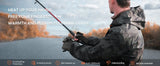 Savior Heated Fishing Gloves Waterproof Winter Fishing Gloves 2 Finger Flip Windproof Women Men Gloves