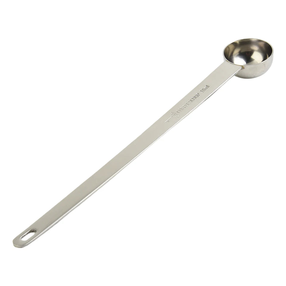Stainless Steel Coffee Spoon Long Handle Stirring Spoon Graduated Spoons 5ml/10ml/15ml/20ml/25ml/30ml Coffee Tea Tools Supplies