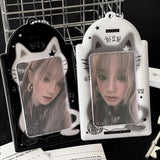 Idol Photocard Holder Photo Album pc holder kpop Protector Sleeves Keychain for Bag Poka Supplies Photo Decoration Cardholder