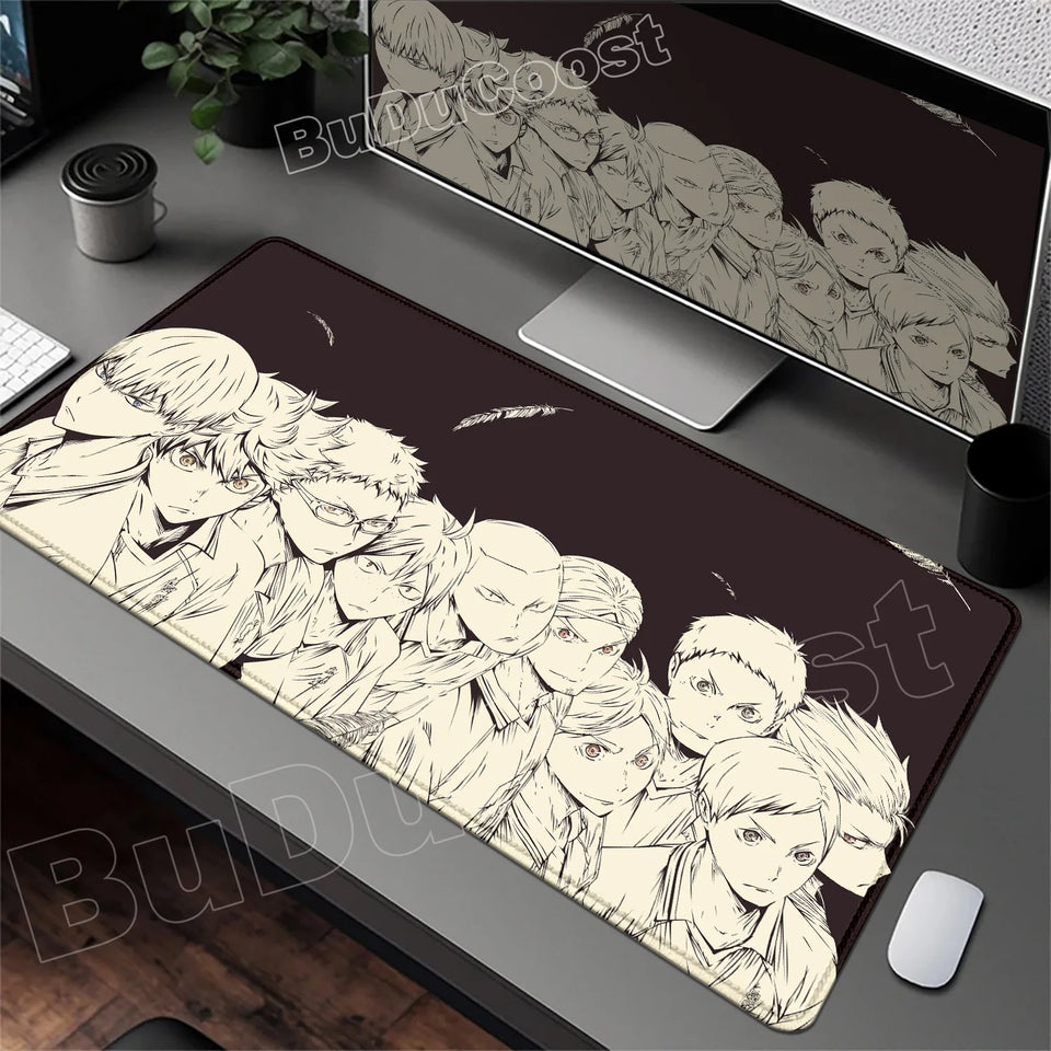 2026 New Arrival Cool Mouse Mat Anime Haikyuu Mause Pad Anime Gaming Large Cabinet Kawaii Mousepad Xxl Desk Cute Pc Carpet Mats