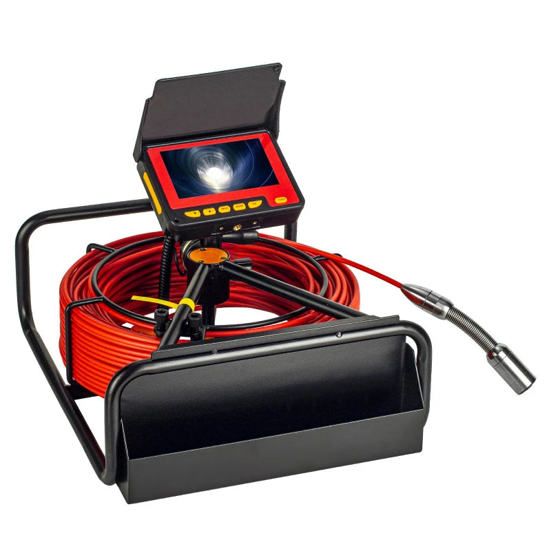 SYANSPAN Well Pipe Inspection Video Camera,Drain Sewer Pipeline Industrial Endoscope Deep Down Hole Underwater Underground Lens