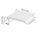 Cabinet Foldable Wall Desk Laundry Floating Table Space-Save Kitchen Shelf With Towel Rack Countertop Cabinet Extension Storage