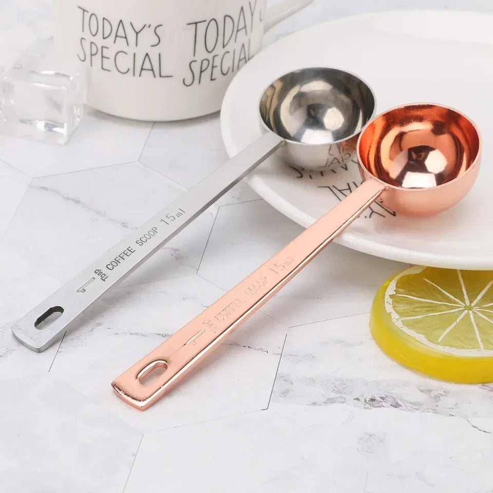 15ml Measuring Spoon for Scooping Coffee, Tea, Powders, Kitchen Accessories, Flavouring Tablespoon, Stainless Steel Coffee Scoop