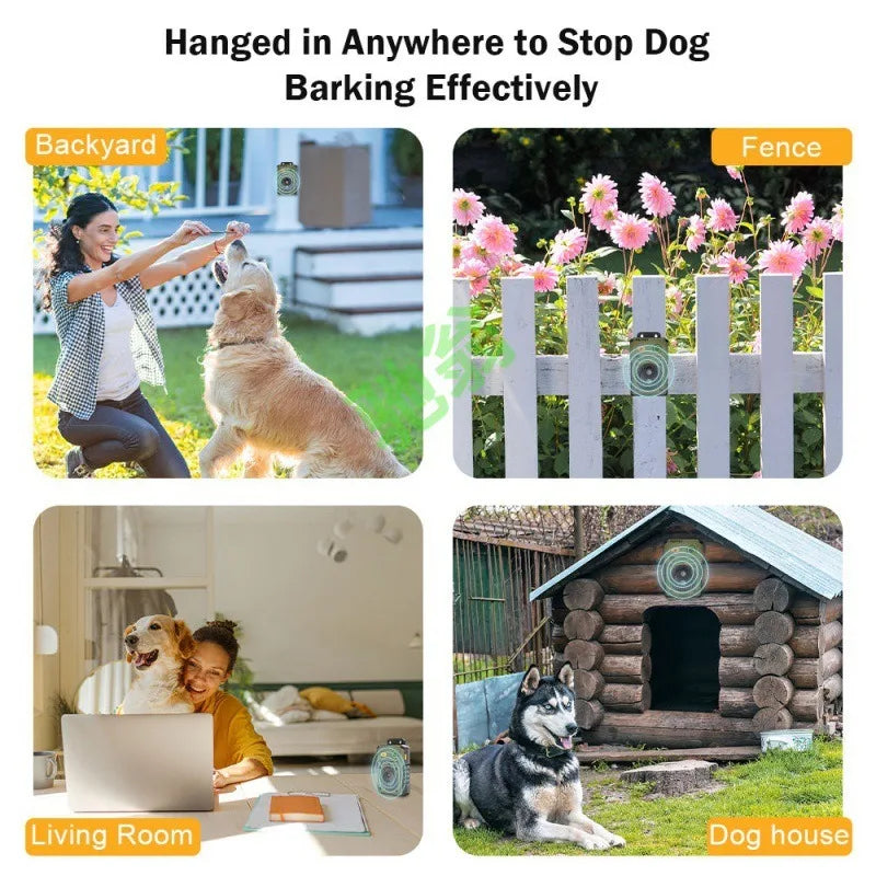 Pet Ultrasonic Anti barking Device Outdoor Intelligent Pet Anti barking Device Dog Drive Device Anti barking Training Device