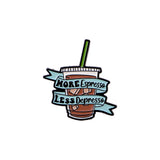 Book Enamel Pin Coffee Brooches for Lapel Pins Quote Phrase Words Badge on Backpack Clothing Accessories Fashion Jewelry Gifts