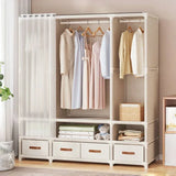 Durable Dustproof Collapsible Closet Large Capacity Wardrobe Easy Assembly Storage Organizer for Bedroom Dorm Daily Arrangement