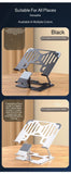 Laptop Stand Office Liftable Carbon Steel Laptop Stand Two in One Heightened Foldable Vertical Cooling Ergonomic Laptop Stand