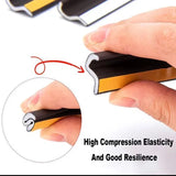 6M Self Adhesive Casement Window Door Sealing Strips Wearable Seal Foam Tape Acoustic Waterproof Dustproof Weather Stripping