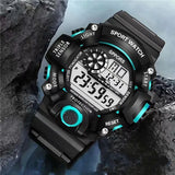 Electronic watch, stylish and simple outdoor large dial, multi-functional sports electronic watch