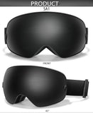 Winter Outdoor SKI Goggles Men And Women Teen, Free Optical Frame and Bag, UV400 Anti-Fog Snowboard Eyewear, Charistmas Gifts