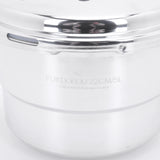 Aluminum Pressure Cooker with Steaming Plate Pressure Cooker Household Stovetop Pressure Canner for Gas and Induction Stoves