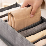 Closets Clothes Organizer Foldable Clothing Underwear Jeans Storage Box Drawer Organizer with Handles Wardrobe OrganizersDivider