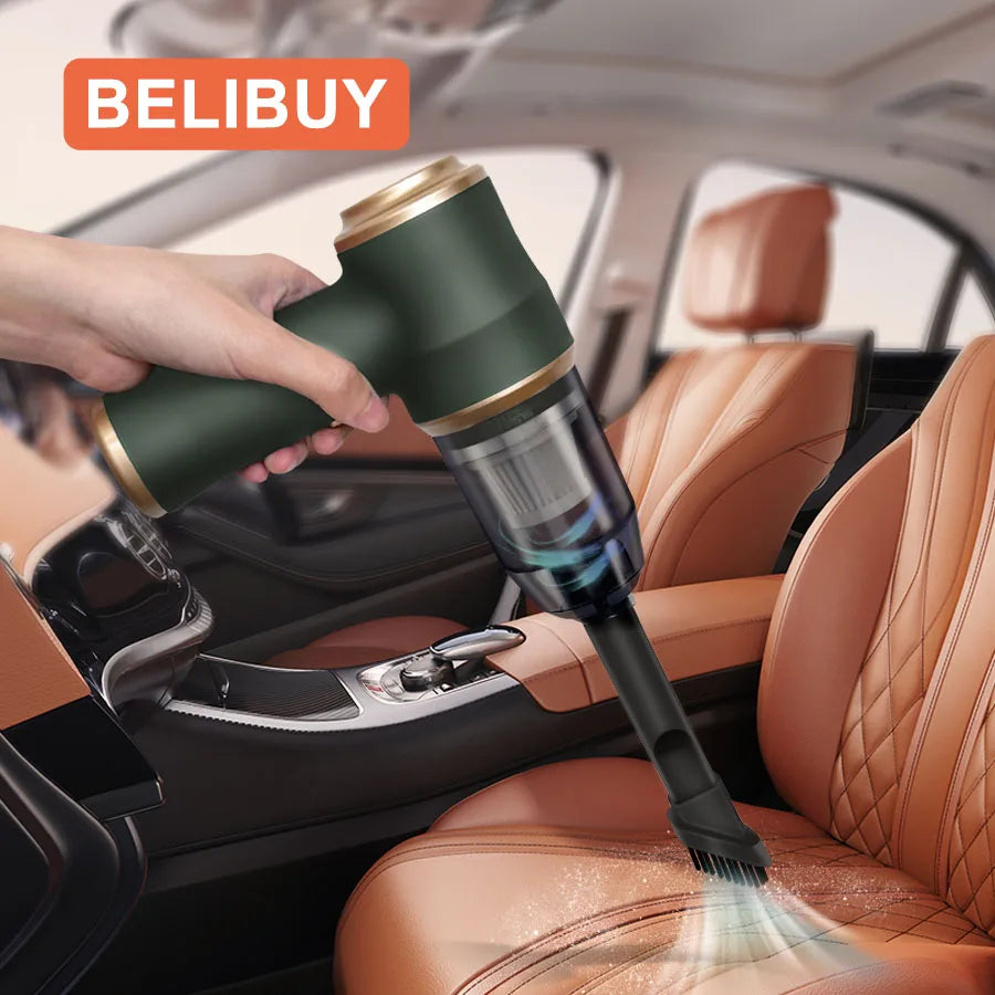 BELIBUY Portable Home and Car Vacuum Cleaner High Power Cleaner Carpet Office Car Powerful Small Vacuum Cleaner Cleaning machine