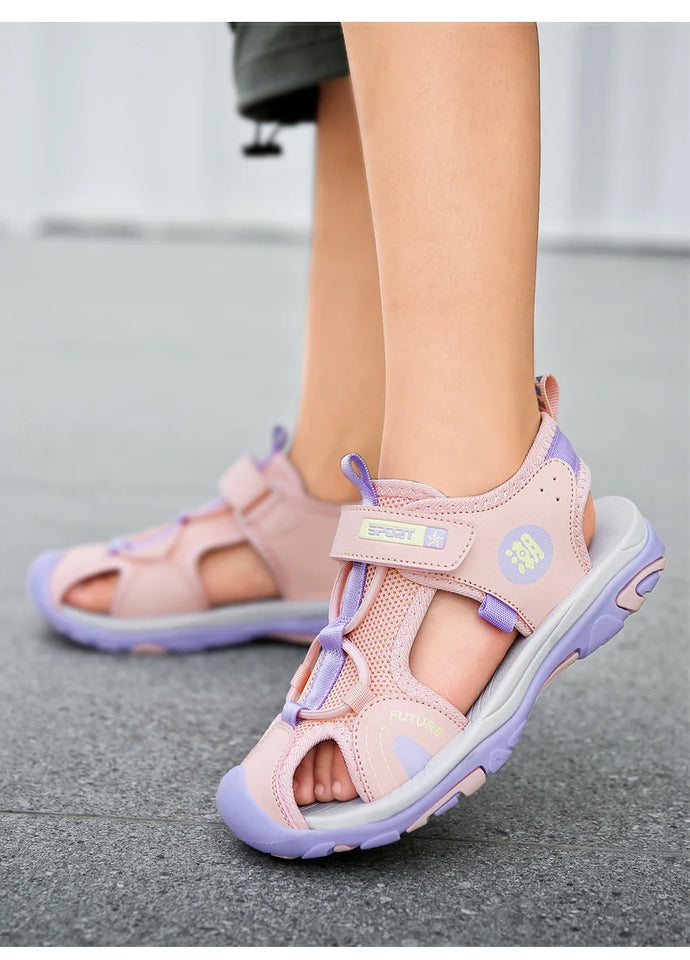 Children Breathable Sport Summer Sandals for Boys Casual Beach Shoe Comfortable Soft Sole Kids Fashion Non-slip Sandalias