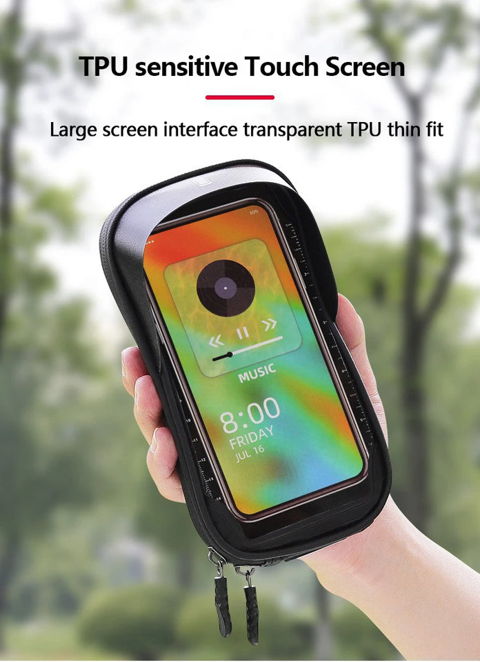 Bicycle Bag Touch Screen Phone Case Holder Large Capacity Top Frame Tube Bag MTB Road Bike Bag Phone Case Cycling Accessories