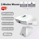 2026 NEW Gaming Mouse 3-Speed DPI Esports Wireless Ergonomic Design Gaming 2-mode Connection Magnetic Charging Dock RGB Lighting
