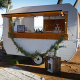 Popular Mobile Food Trailer Street Breakfast Snack Ice Cream Shop Fried Skewers Barbecue Food Kiosk Food Trailers for Sale