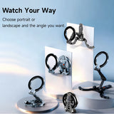 XILETU COBONE Dual-sided Magnetic Phone Stand|Slim Foldable Magsafe 1/4" Mount for iPhone 17-13 Vlog Travel Selfie Live Tripod