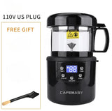 CAFEMASY 80-100g Home Coffee Roaster Electric Mini No Smoke Coffee Beans Baking Roasting Machine 110-240V Coffee Bean Roaster
