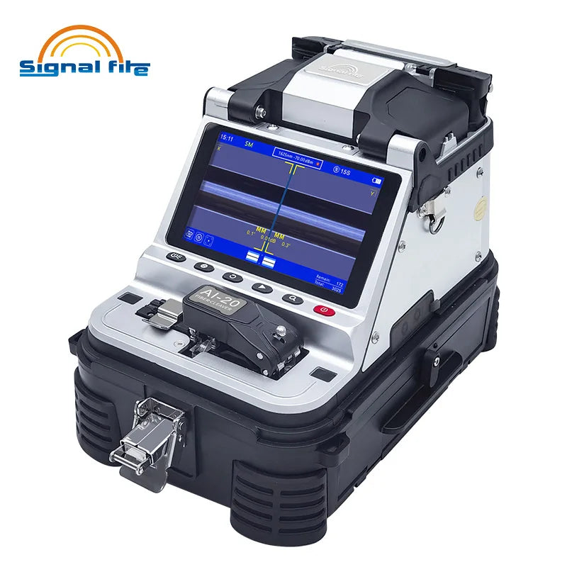 Signalfire AI-9 AI-5 Pro AI-6C+ AI-6A+ AI-20 AI-30 Multi-language Fiber Optic Splicing Machine Optical Fiber Fusion Splicer