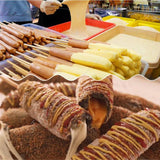 Commercial Korean 12L Cheese Corn Hot Dog Deep Fryer Machine Cheese Electric Mozzarella Fryer for Food Truck
