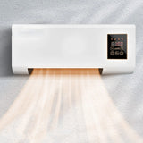 2 in 1  Portable Air Conditioning Cool Warm Dual Use Wall Mounted Heater 1800W Wall Mounted with Remote Control for Bedroom