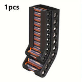 Battery Storage Organizer Combo Battery Organizer Storage Holder Small Battery Keeper Wall Holder Battery Dispenser Holder
