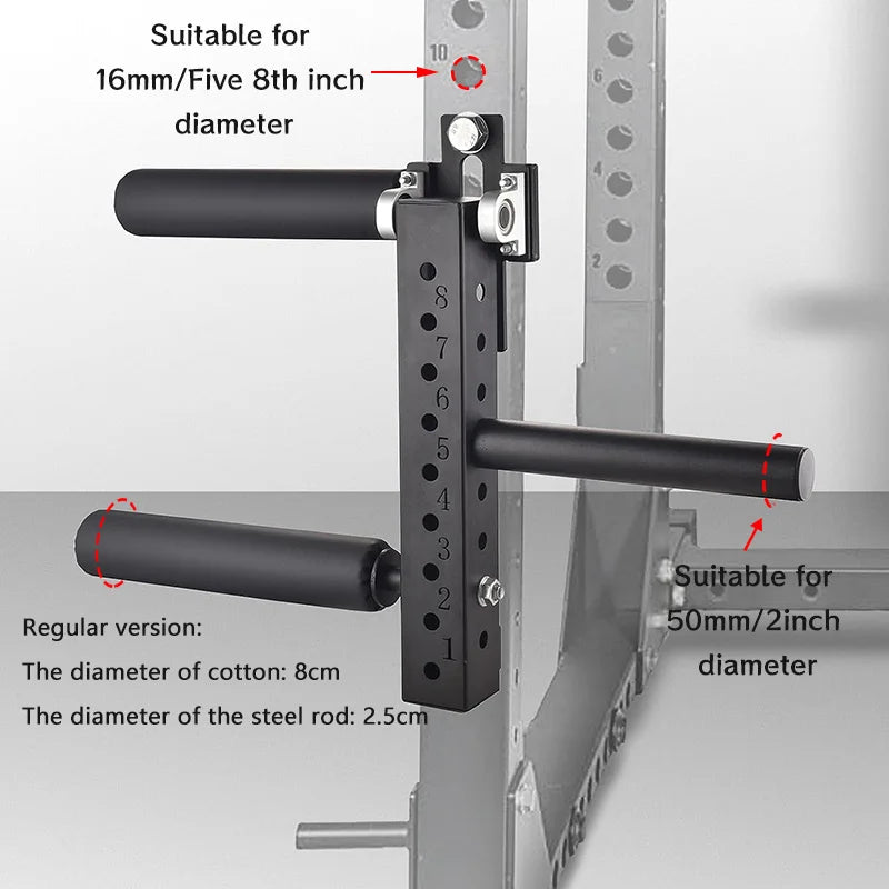 Sitting Leg Extension Device Trainer Leg Muscle Group Trainer Gym Assisted Leg Fitness Equipment Curl Machine Suitable for 16Mm/18Mm/26Mm/1Inch Aperture