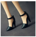 Doll toy accessories shoes high heels black shoes for your BB dolls BBIA31