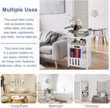 Small Bedside Table Sofa Side Table Living Room Cabinet Side End Coffee Tea Table Nightstand Storage Shelf Bedroom Furniture