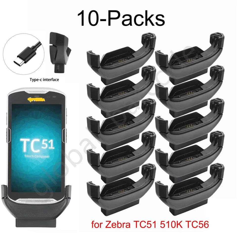 For Zebra TC51 510K TC56 TC52 TC57 TYPE-C CLIP ON CHARGER ADPTR-TC56-USBC-01 NEW