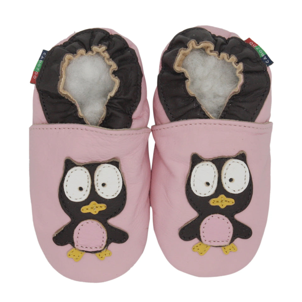 002Carozoo Girl Boy Shoes Soft Sheepskin Leather Shoes Skid-Proof Soft Soled Shoes Baby First Walkers Shoe Fit 0-24 Monther