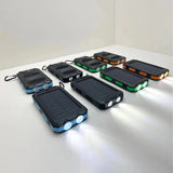 Solar Power Bank 80000mAh Portable Power Bank External Battery Fast Charging Strong Light LDE Light for All Smartphones
