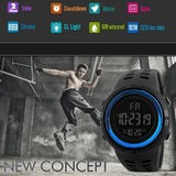 Men's Digital Watches Multifunction Military Men Sports Wristwatch Sweatproof Luminous  Man Student Electronic Watch