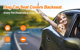 Waterproof Pet Travel Accessories Foldable Dog Car Seat  Car Pet Seat Safety Hammock Trunk Mat Car Rear Back Seat Protector