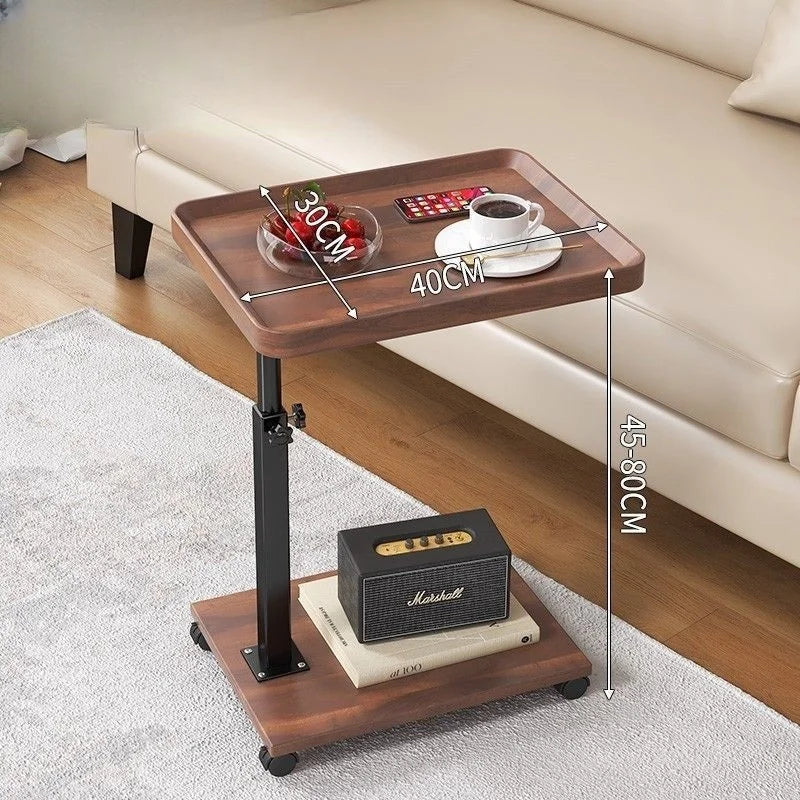 Adjustable Table Home-use Living Room Side Table Small Coffee Table Bedroom Mobile Bedside Table Sofa Corner New Sales