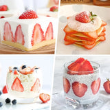 Strawberry Slicer Stainless Steel Sharp Blade Cutter Small Tool for Decorating Dessert Cups Cake Racks Homemade Bread Decoration
