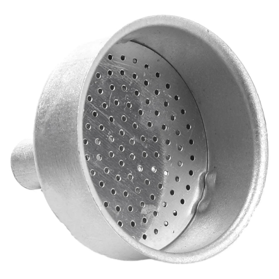 Aluminium Moka Funnel Filter Replacement For Espresso Coffee 1/2/3/6/9/12 Cups Suits Most Moka Percolators Coffee Tools