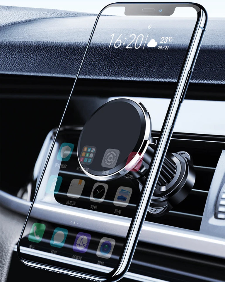 For Jaguar XE 2015 2016 2017-2021 Magnetic Car Phone Holder Magnet Mount Wireless Charging Phone Stand Customized Bracket Base