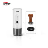 IKAPE Portable Coffee Machine Fit Capsules Ground Coffee Handheld Coffee Maker Manually For Camping Hiking No Heating Function