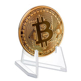 10PCS Acrylic Display Holder Transparent Triangle Commemorative Coin Photo Card Holder Display Rack Phone Stand Home Decor