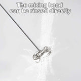 1Pc Electric Milk Frother Coffee Milk Frother Coffee Mixer 500mAh USB-Charging Portable Egg Beater Coffee Milk Mixing Blender