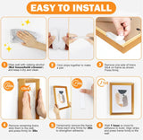 Dual Lock Picture Hanging Strips Heavy Duty picture Hangers for Walls Damage Free Removal Wall Picture Hangers Without Nails