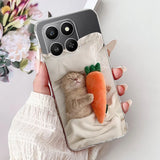 For Honor 400 Smart 5G Case LGN-NX1 Cute Cartoon Painted Cover Soft Slim Phone Case For Honor X7d HonorX7d Honor400 Smart Fundas