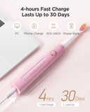 Fairywill FW-507 Sonic Electric Toothbrush 5 Modes USB Charger Tooth Brushes Replacement Timer Sonic Toothbrush 8 Brush Heads