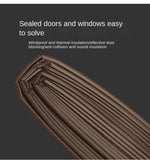 6M Self Adhesive Casement Window Door Sealing Strips Wearable Seal Foam Tape Acoustic Waterproof Dustproof Weather Stripping