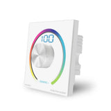 LED Light Strip Wallmount Glass Pannel Touch PWM Controller Dimmer CCT RGB 12V 24V 6A/CH Home Commercial 0-100% Smooth Dimming