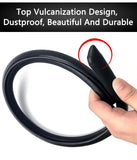 2pcs Car B-pillar Sealing Strip with Steel Bar Car Door Edge Seal Strip Car Rubber Weatherstrip Sound Insulation Sealing Strips