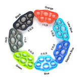 5 Finger Finger Strength Grip Band Mini Silicone Hand Exerciser Gripper Muscle Building Injury Recovery for Gym Fitness Training