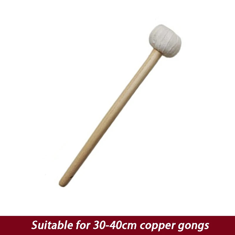 Professional Gong Hammer Handmade Gongs Hammer Percussion Musical Instrument Accessories Copper Gong Specific Wooden Mallet